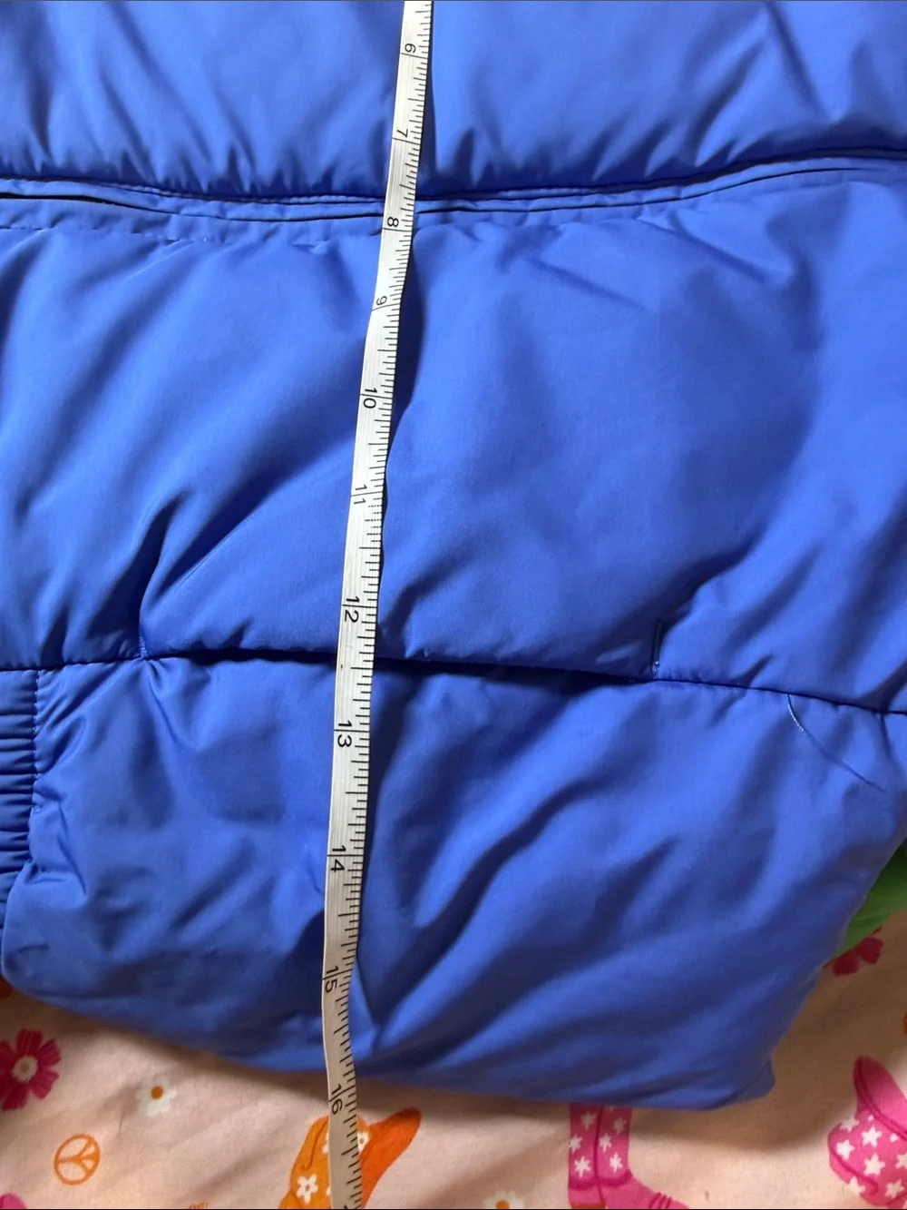 Ralph Lauren Green Quilted Puffer Vest with Pink Pony